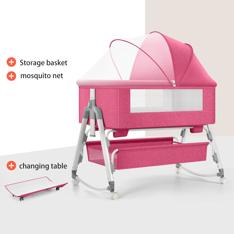 Bassinet Bedside Sleeper - نائمة سرير للأطفال حديثي الولادة متعددة