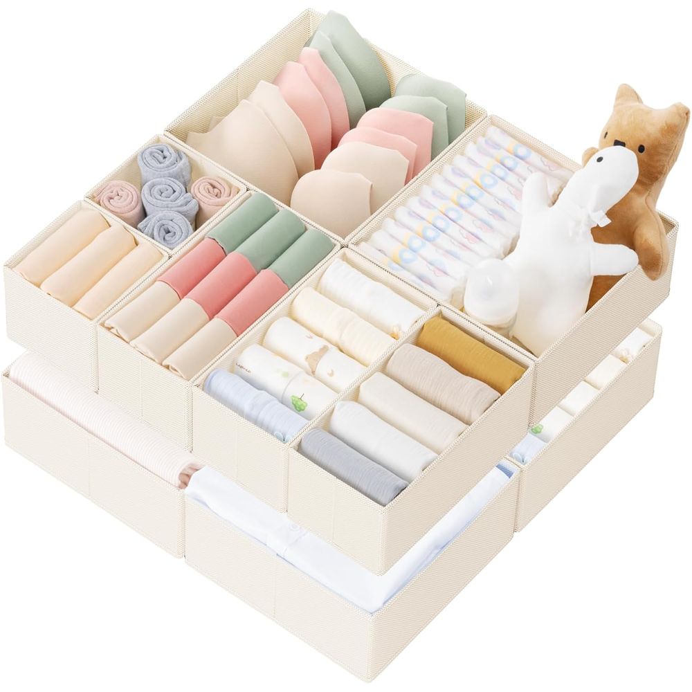 Baby Nursery Drawers - منظم أدراج من 10 قطع لملابس