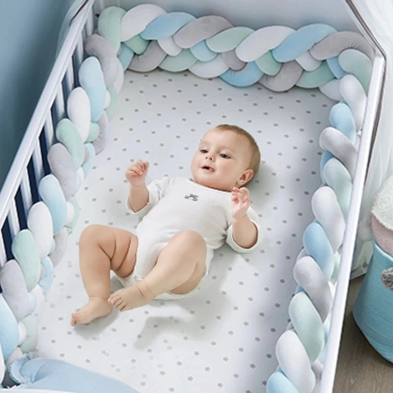 Baby Nursery Cushion - عقدة واقية لسرير الأطفال ، ممتص
