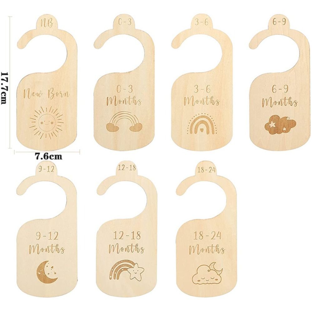 Baby Nursery Labels - 7/8 قطع من فواصل خزانة الأطفال