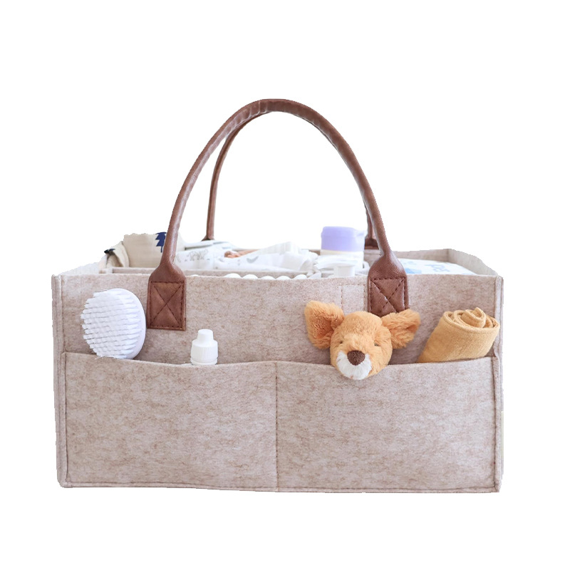 Baby Nursery Basket - سلة تخزين من اللباد لغرفة الأطفال،