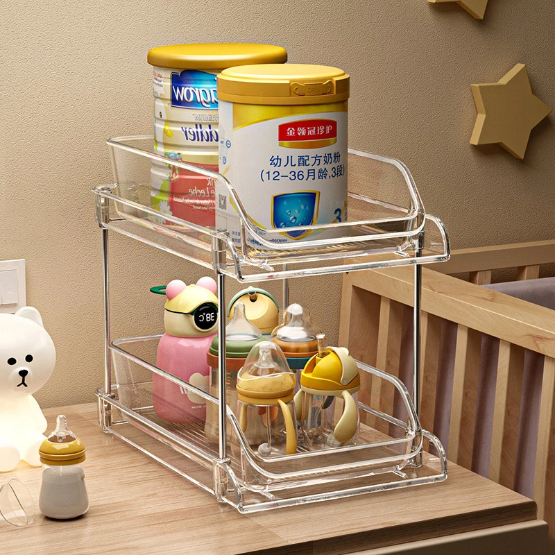 Baby Nursery Organizer - منظم أطفال شفاف متعدد الطبقات من