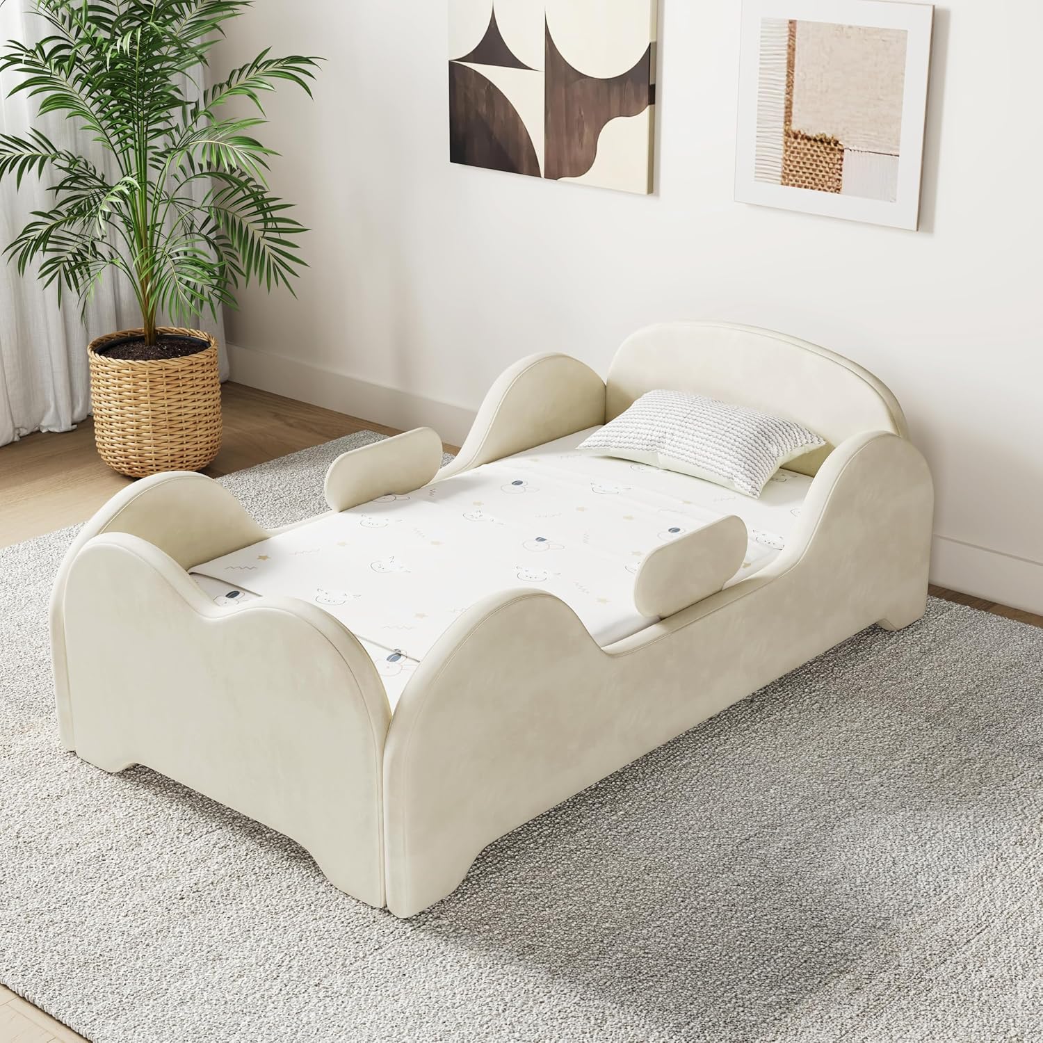 Bed Rail Toddler - سرير أرضي للأطفال الصغار مع حاجز