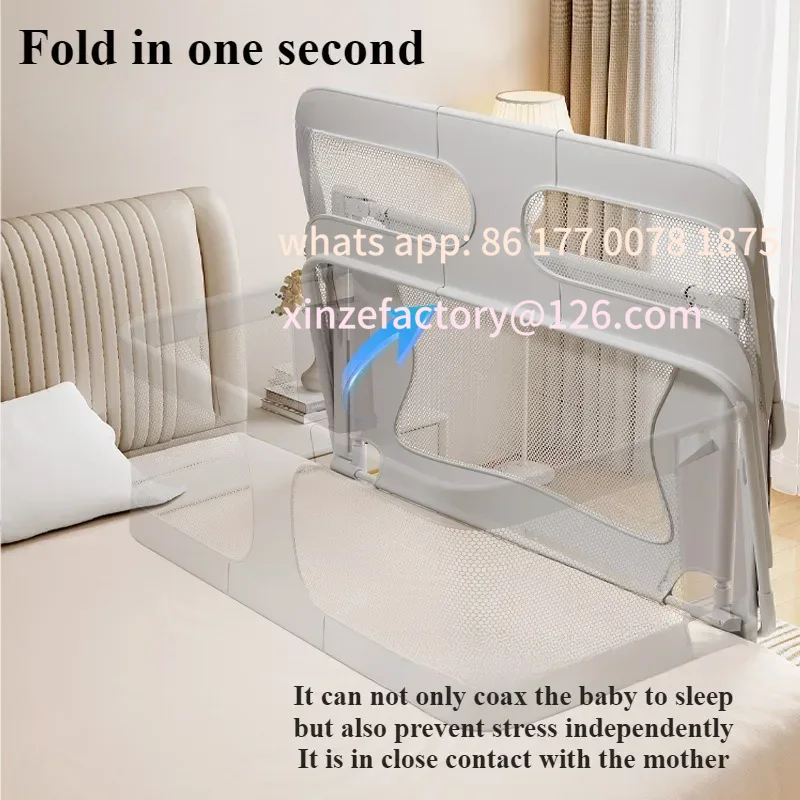 Bassinet Bedside Sleeper - سرير أطفال قابل للتخصيص بجانب السرير،