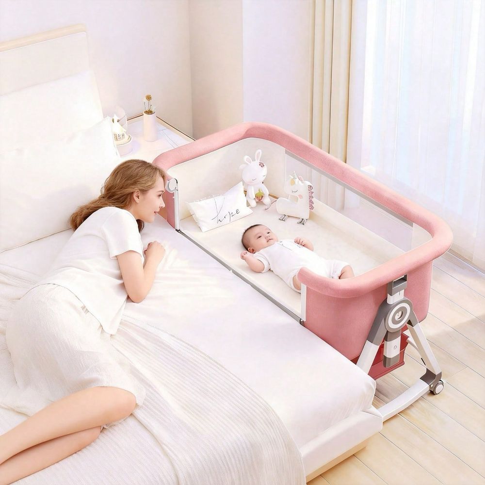Bassinet Bedside Sleeper - سرير أطفال 5 في 1 قابل