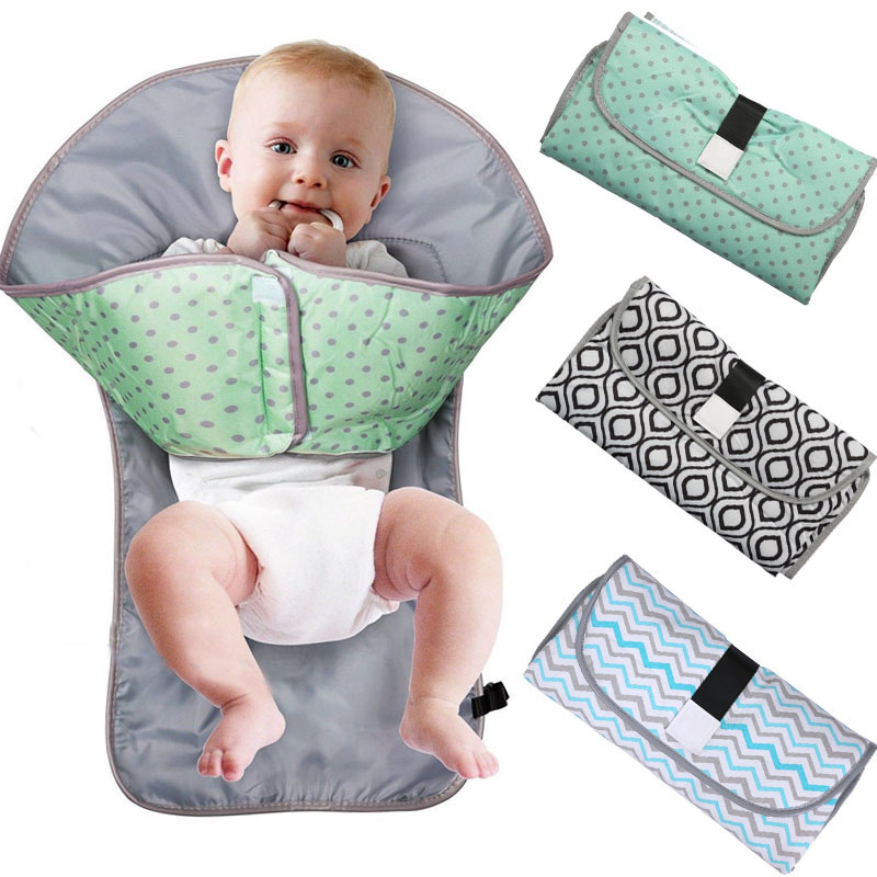 Changing Table Topper - محمولة قابلة للطي مقاوم للماء حفاضات