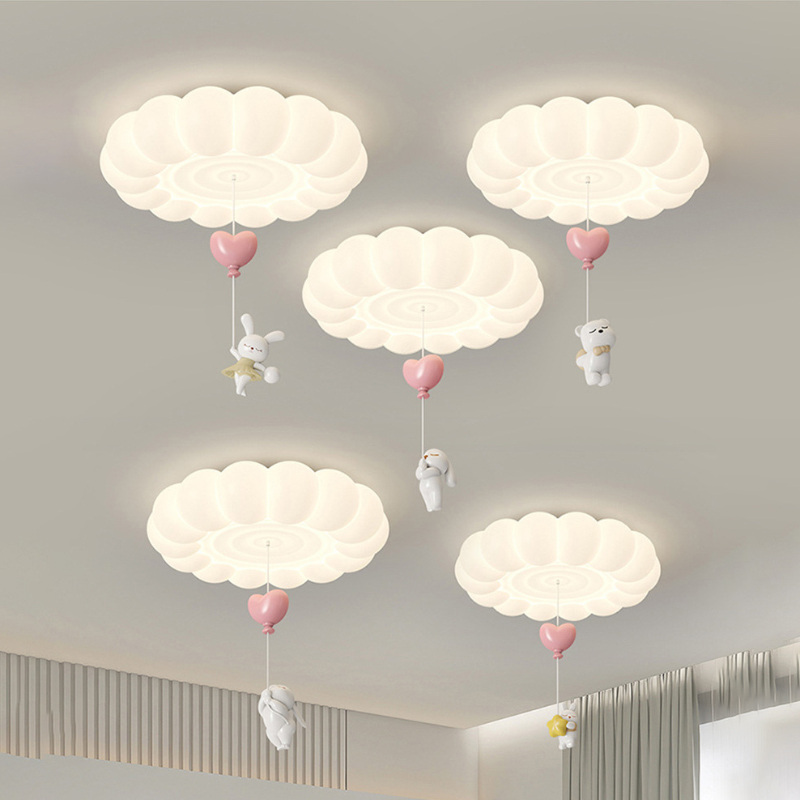 Baby Nursery Ceiling Light - مصابيح سقف لغرف الأطفال بتصميم كريمي،