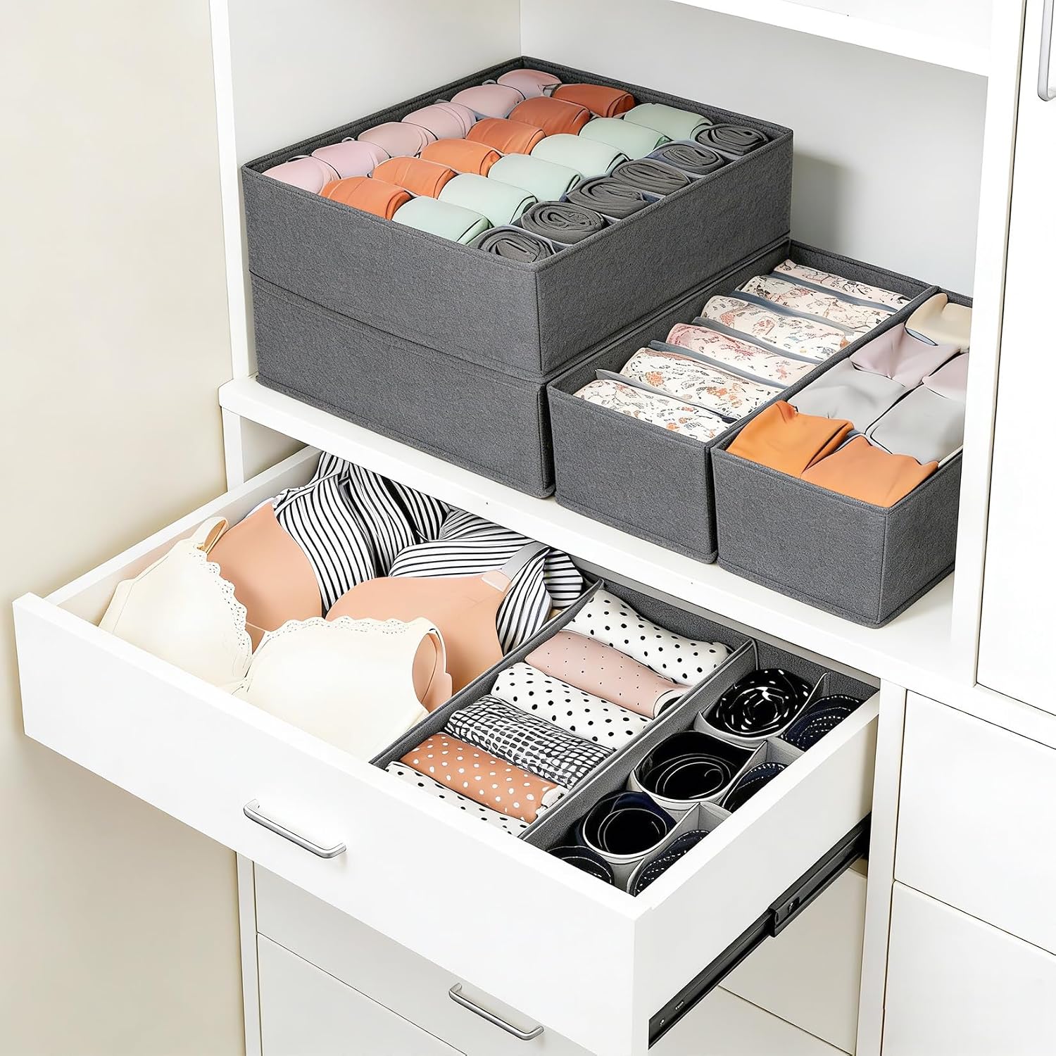 Baby Nursery Drawers - مجموعة منظمات أدراج الملابس الداخلية الموفرة