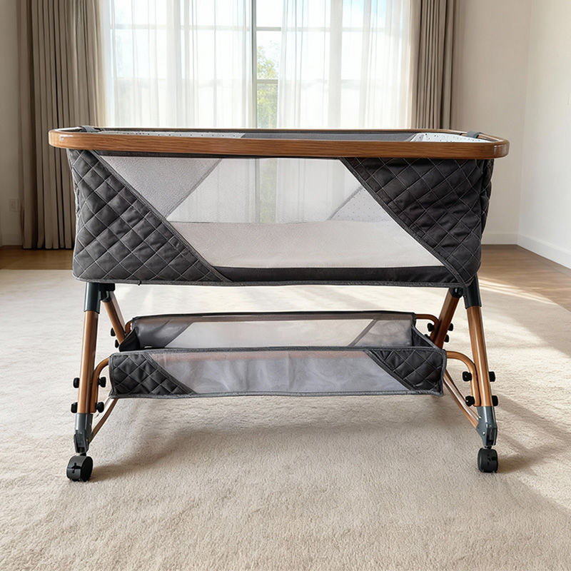 Bassinet Bedside Sleeper - سرير أطفال فاخر قابل للطي بالجملة،
