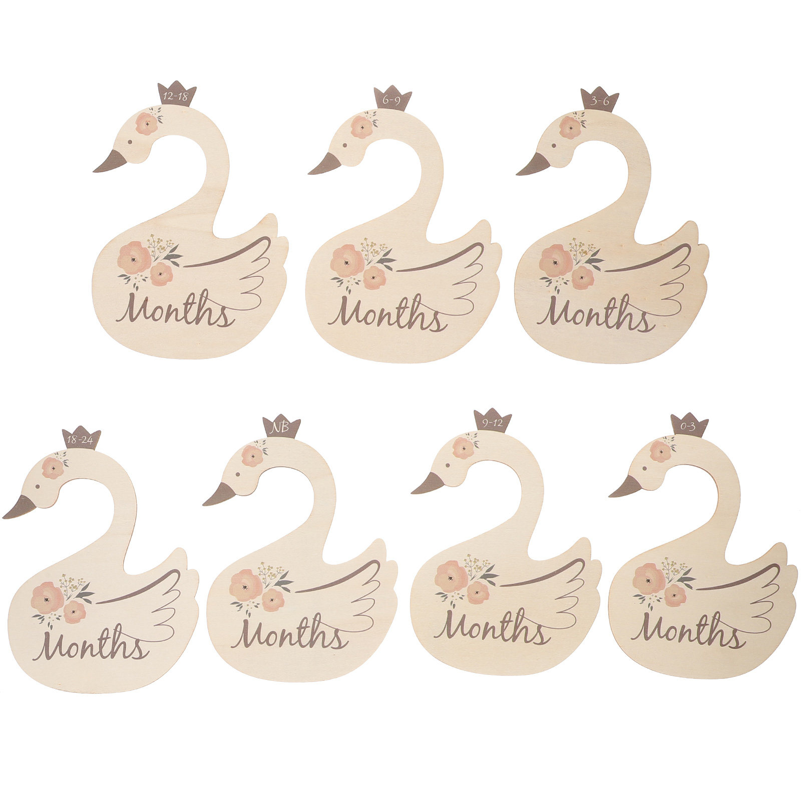 7 قطع من فواصل المقاسات الخشبي - مراجعة Baby Nursery Organizer وسعره