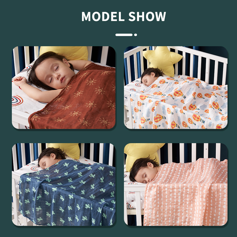 HappyFlute 120*110cm الطفل الش - مراجعة Swaddle Blanket Muslin وسعره