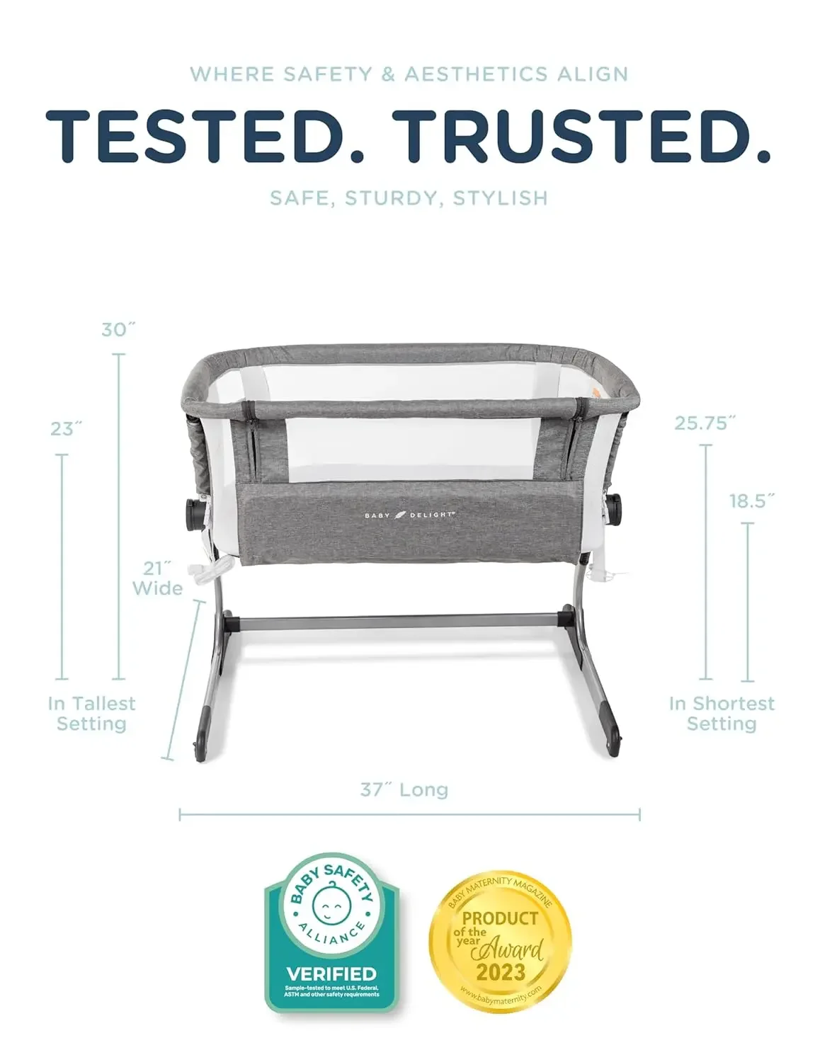 سرير أطفال بجانب السرير مع 6 أ - مراجعة Bassinet Bedside Sleeper وسعره