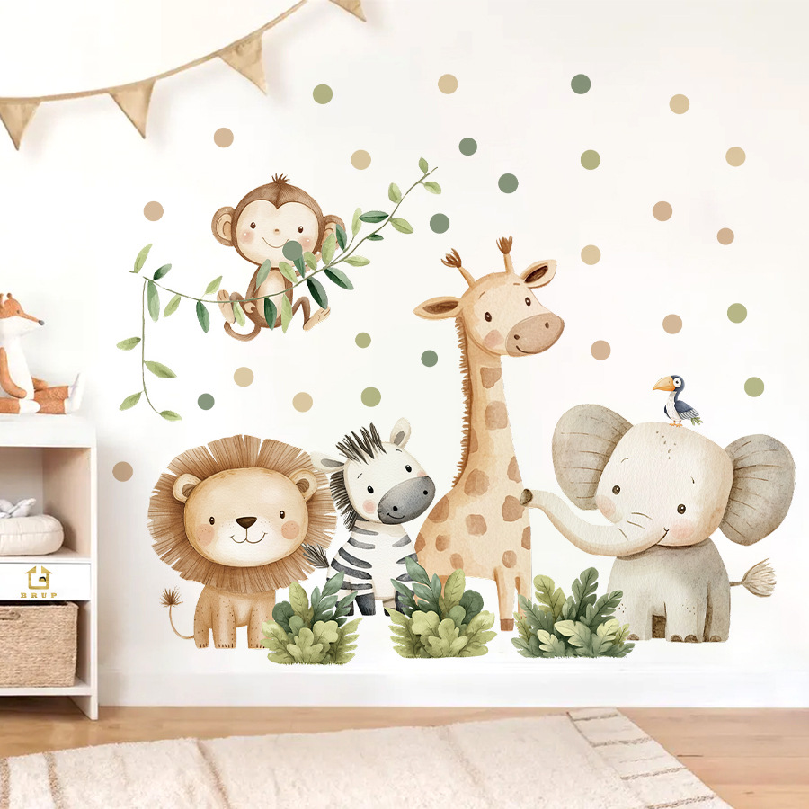 بوهو غابة الحيوانات ملصقات جدا - مراجعة Baby Nursery Labels وسعره