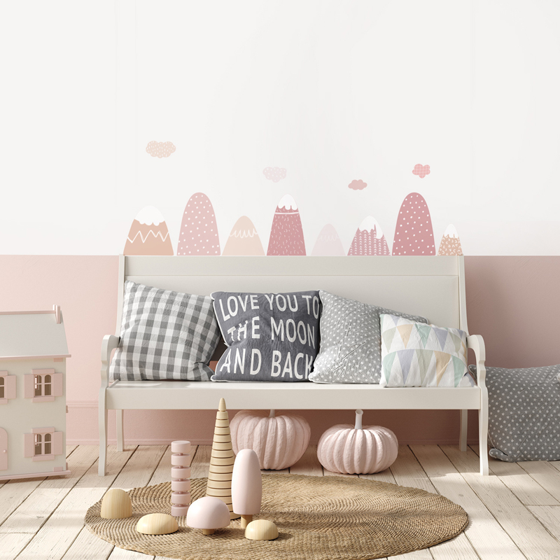 الشمال ديكور المنزل الدافئة با - مراجعة Baby Nursery Murals وسعره