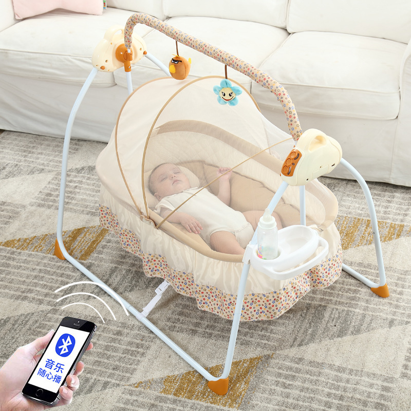 سرير مهد للطفل كهربائي ذكي ، ك - مراجعة Baby Nursery Basket وسعره