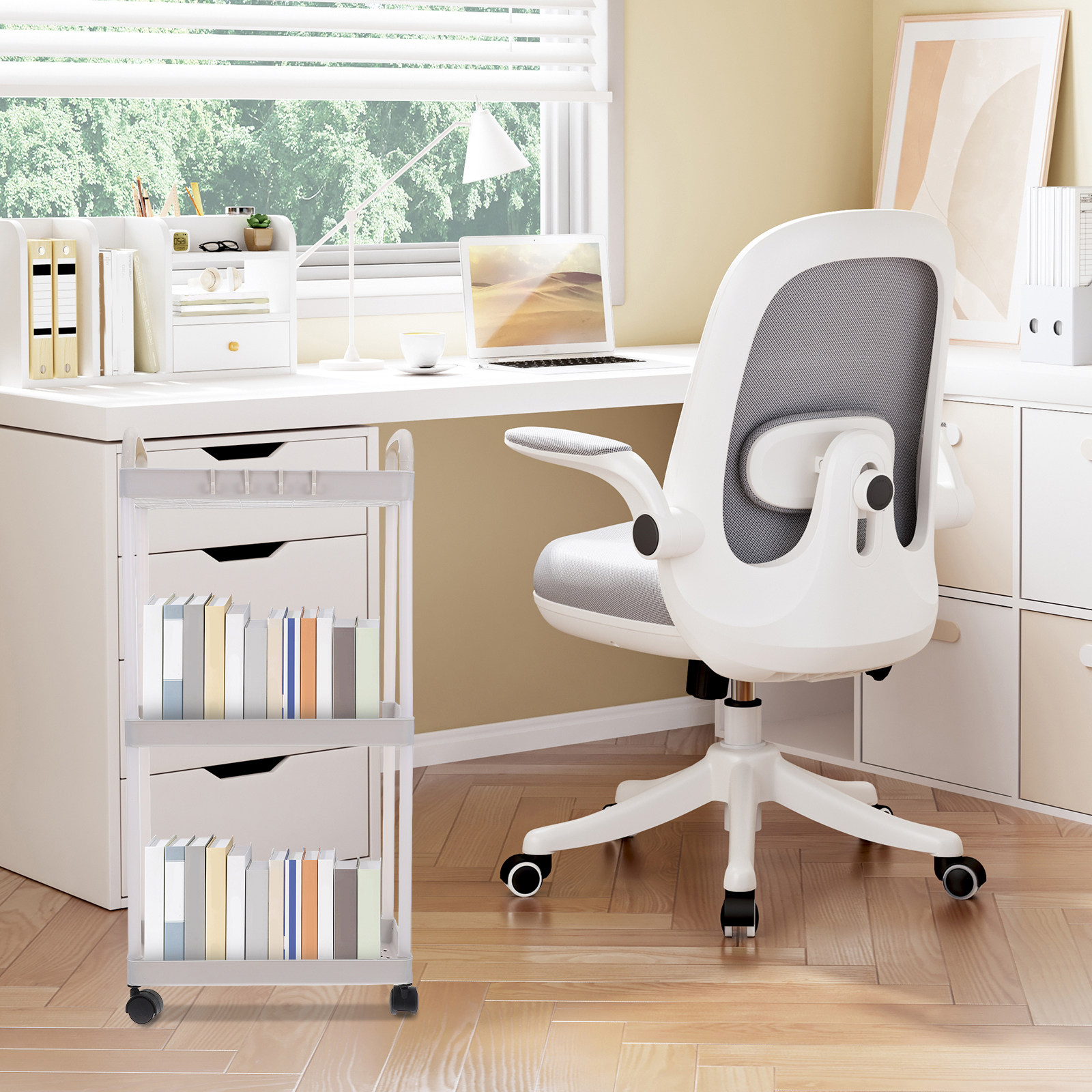 عربة تخزين بلاستيكية متعددة ال - مراجعة Baby Nursery Utility Cart وسعره