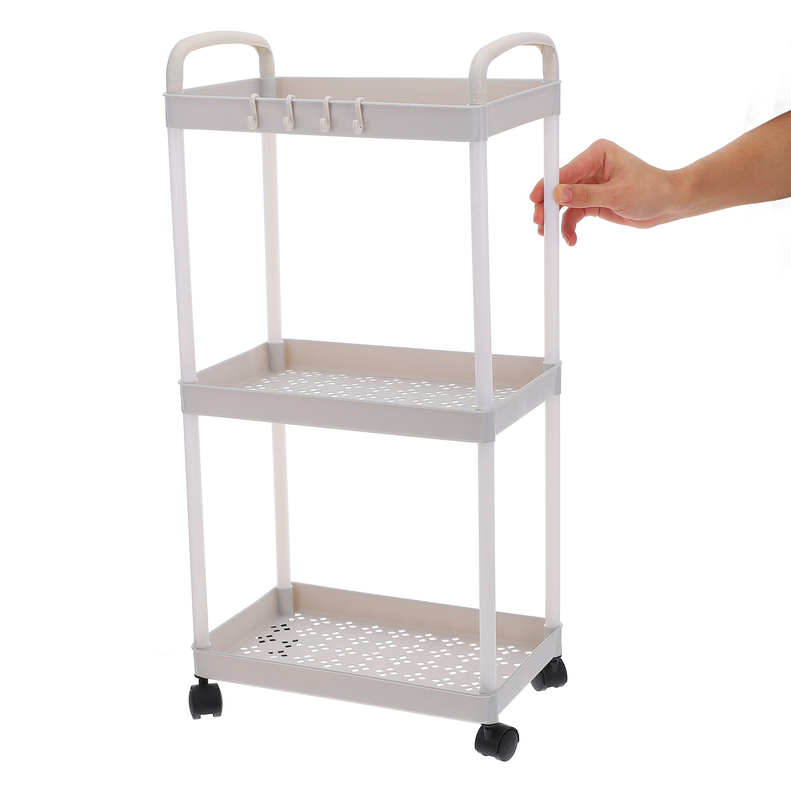 عربة تخزين بلاستيكية متعددة ال - مراجعة Baby Nursery Utility Cart وسعره