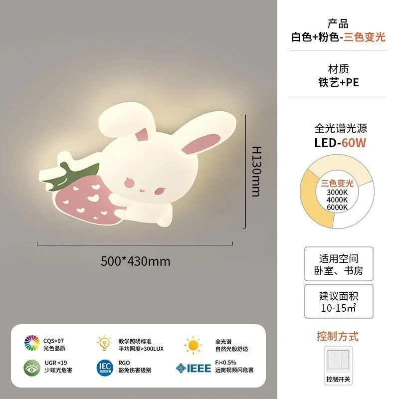 مصباح سقف على شكل أرنب جزر لطي - مراجعة Baby Nursery Ceiling Light وسعره