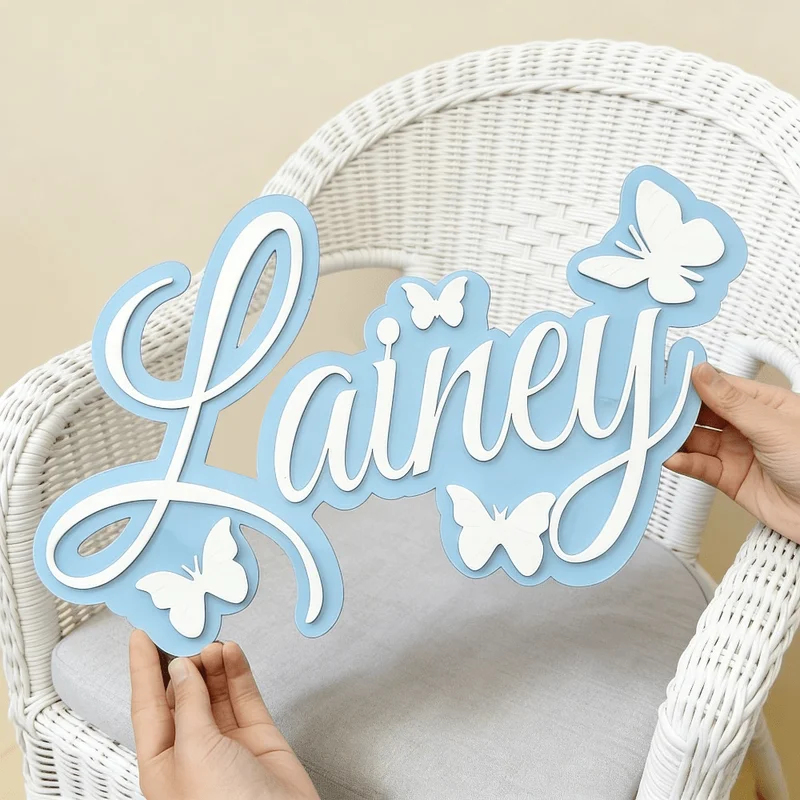 لوحة اسم الطفل المخصصة، تصميم  - مراجعة Baby Nursery Baby وسعره