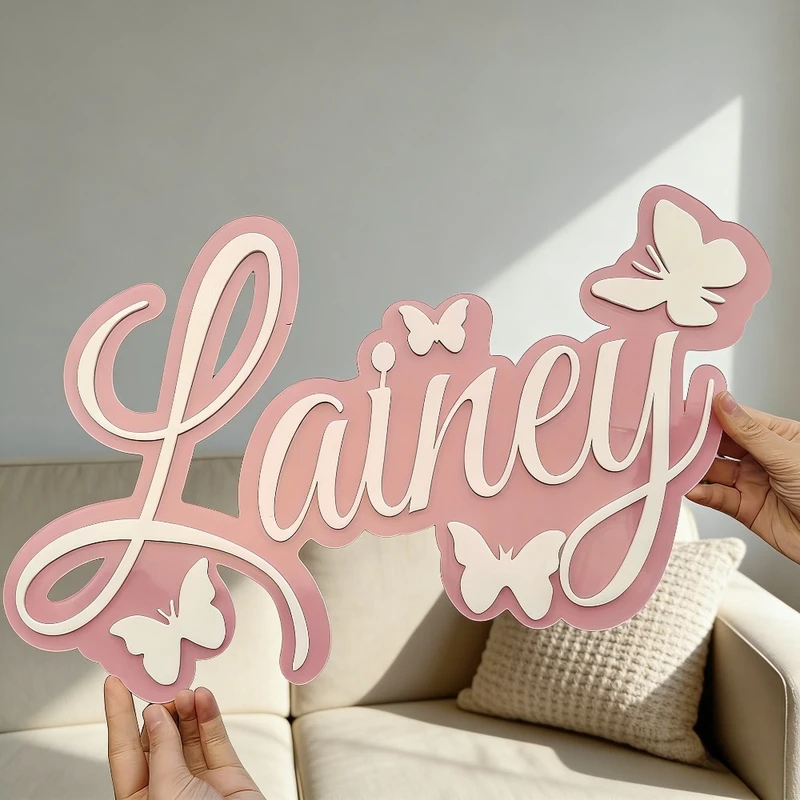 لوحة اسم الطفل المخصصة، تصميم  - مراجعة Baby Nursery Baby وسعره