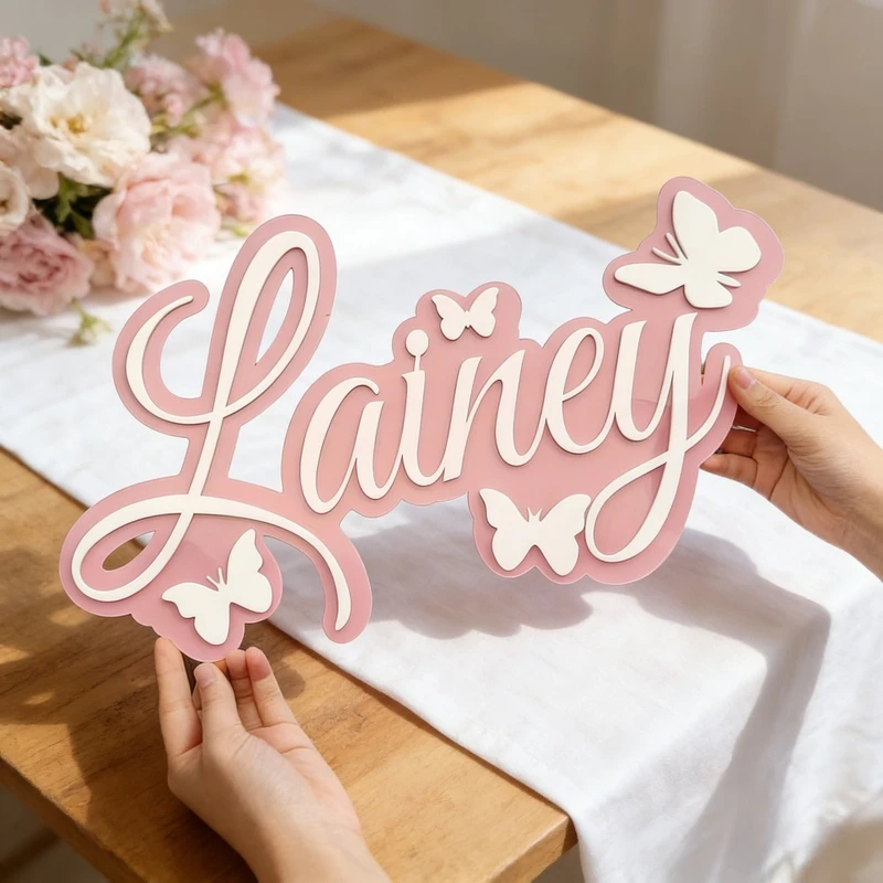 لوحة اسم الطفل المخصصة، تصميم  - مراجعة Baby Nursery Baby وسعره