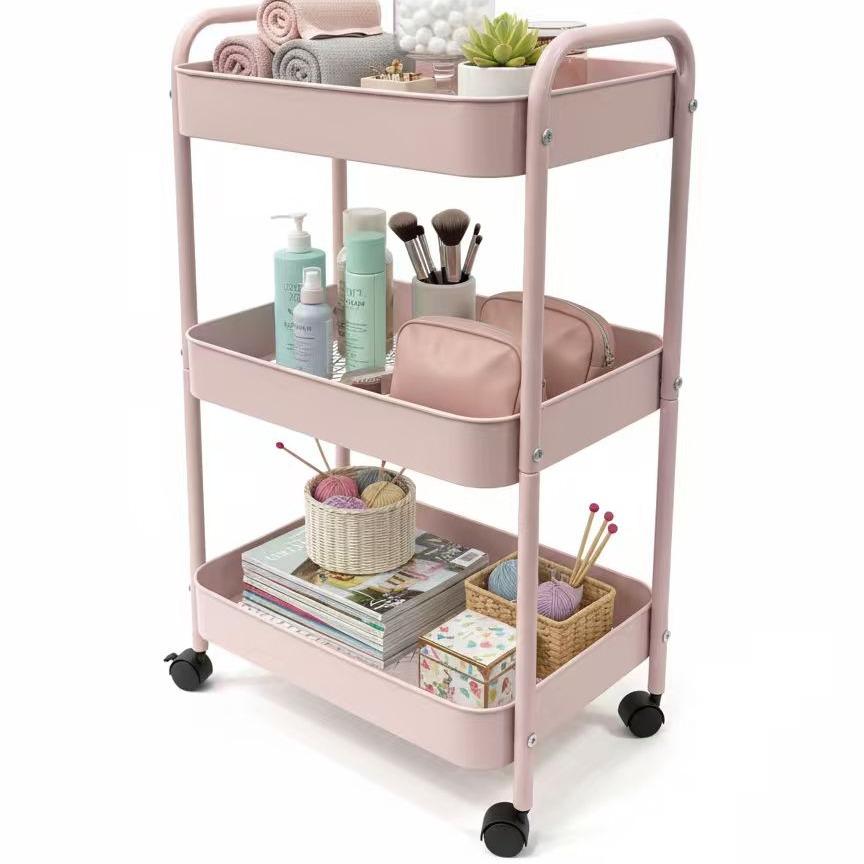عربة تخزين متحركة بثلاث طبقات  - مراجعة Baby Nursery Utility Cart وسعره