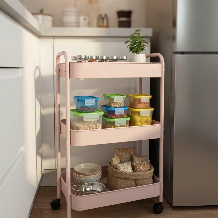 عربة تخزين متحركة بثلاث طبقات  - مراجعة Baby Nursery Utility Cart وسعره
