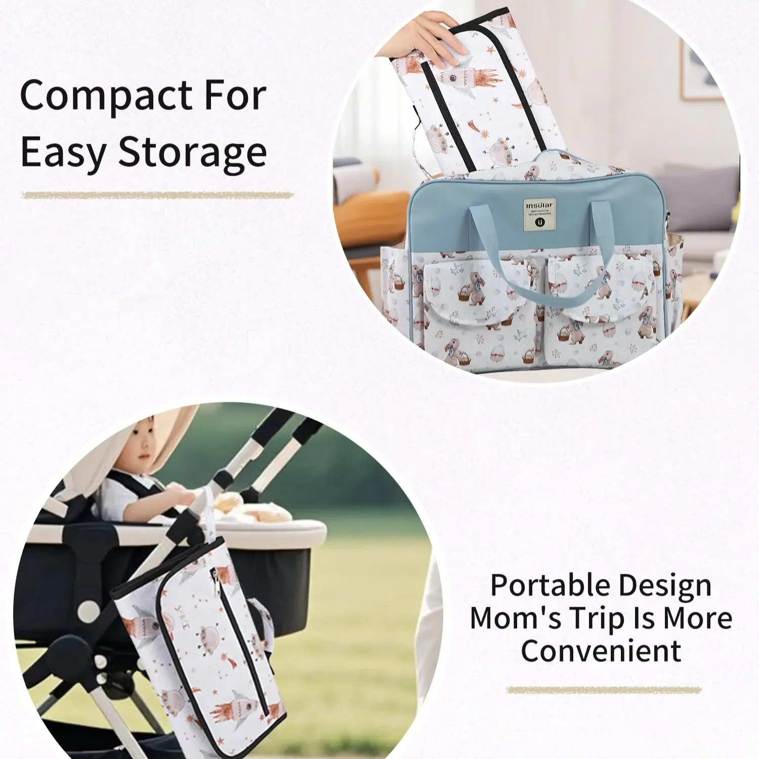INSULAR 3-Layer فراش حفاضات مق - مراجعة Changing Table Topper وسعره
