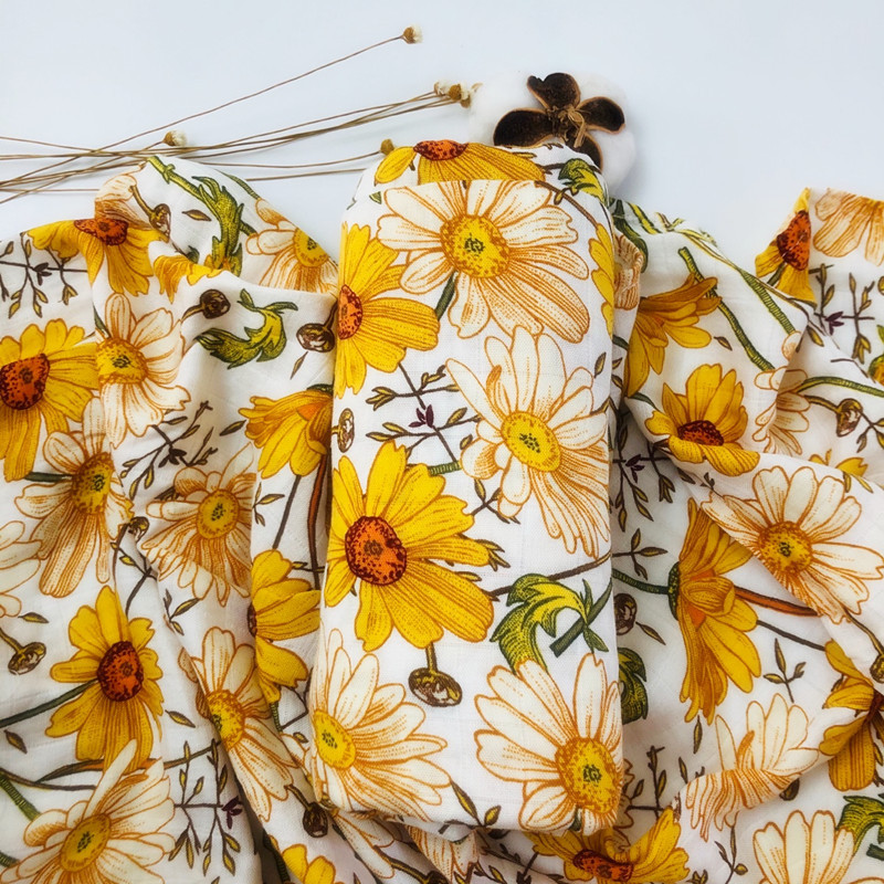 70% الخيزران 30% القطن الطفل ا - مراجعة Swaddle Blanket Muslin وسعره