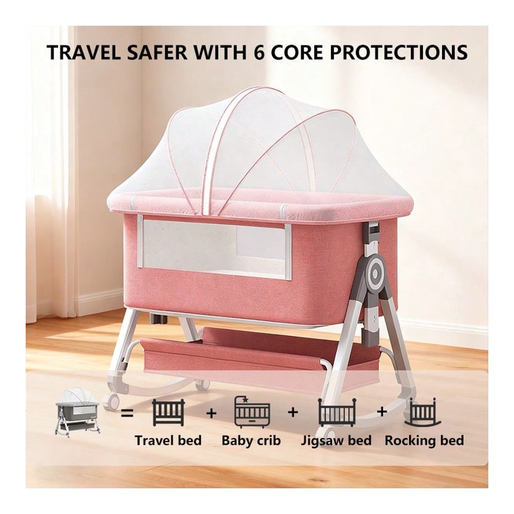 سرير أطفال، سرير جانبي للأطفال - مراجعة Bassinet Bedside Sleeper وسعره