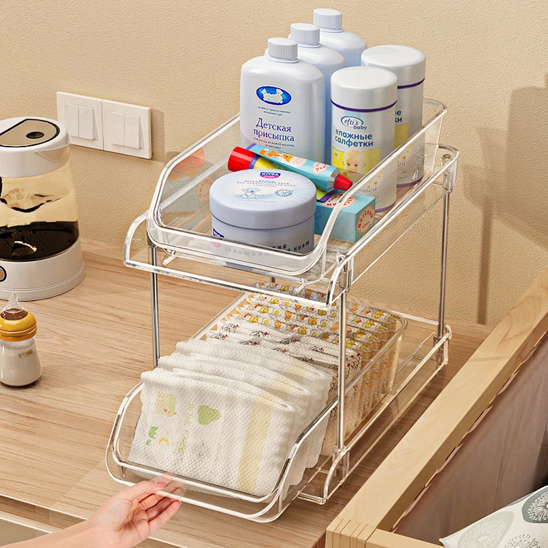منظم أطفال شفاف متعدد الطبقات  - مراجعة Baby Nursery Organizer وسعره