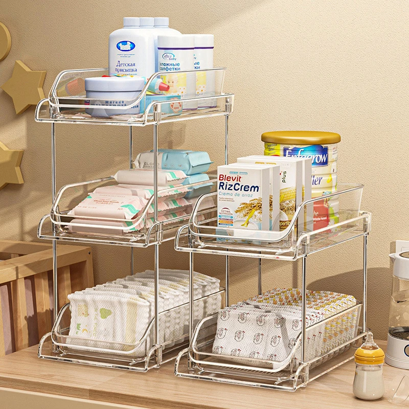 منظم أطفال شفاف متعدد الطبقات  - مراجعة Baby Nursery Organizer وسعره