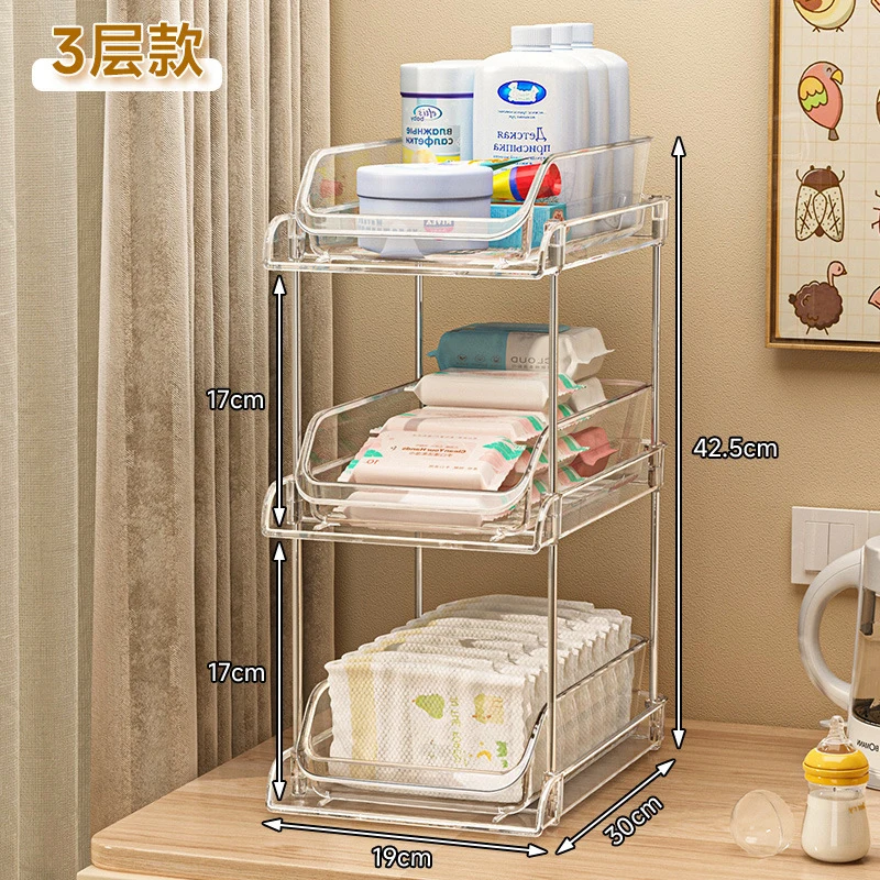 منظم أطفال شفاف متعدد الطبقات  - مراجعة Baby Nursery Organizer وسعره