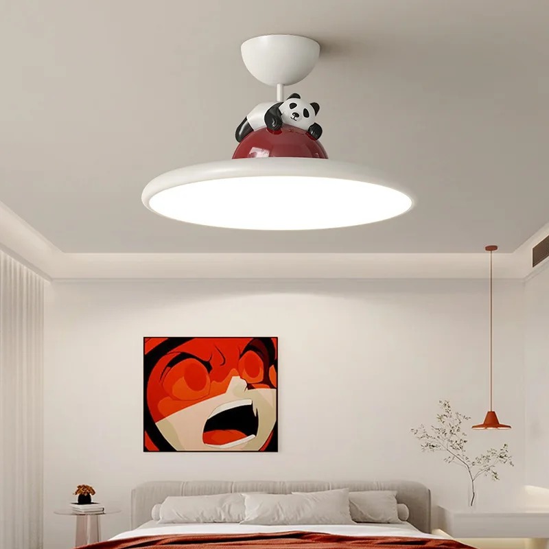 الكرتون كريم نمط الباندا LED ض - مراجعة Baby Nursery Ceiling Light وسعره