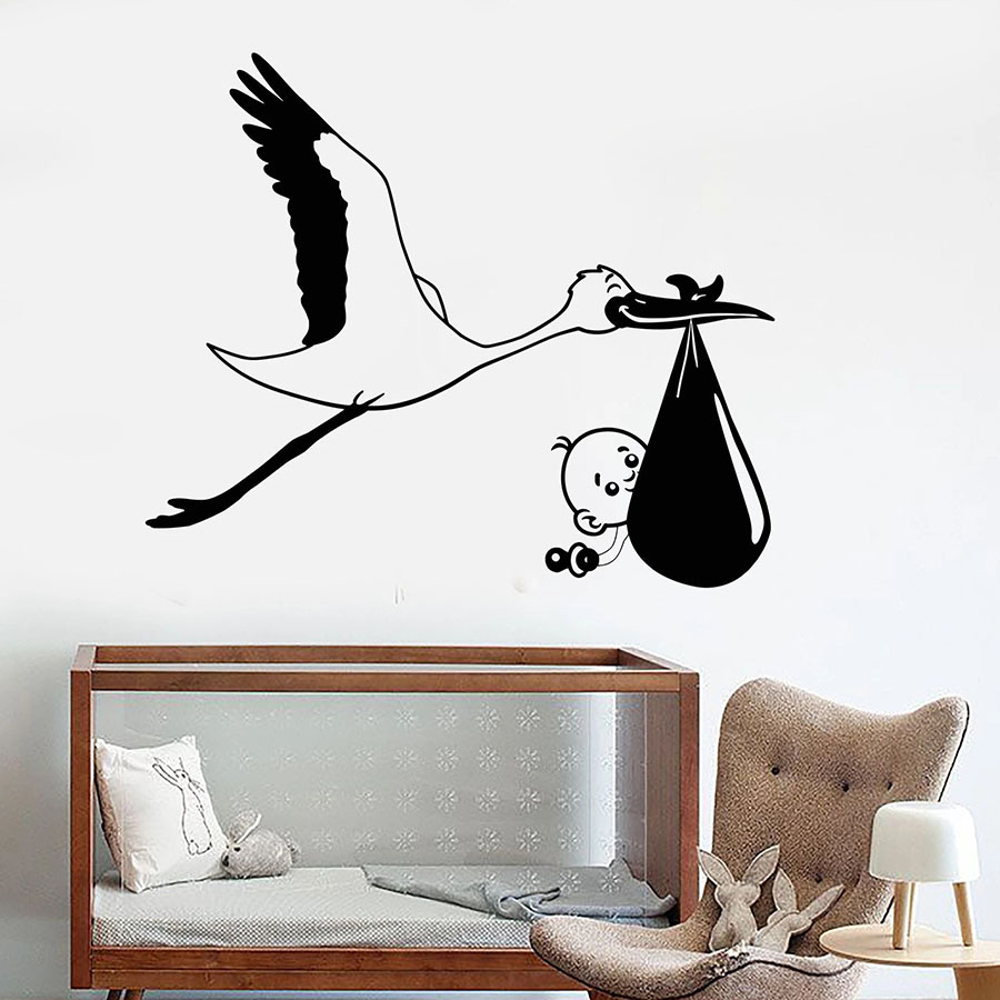 ملصقات حائط من الفينيل على شكل - مراجعة Baby Nursery Murals وسعره