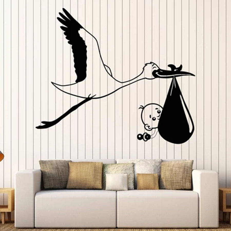 ملصقات حائط من الفينيل على شكل - مراجعة Baby Nursery Murals وسعره