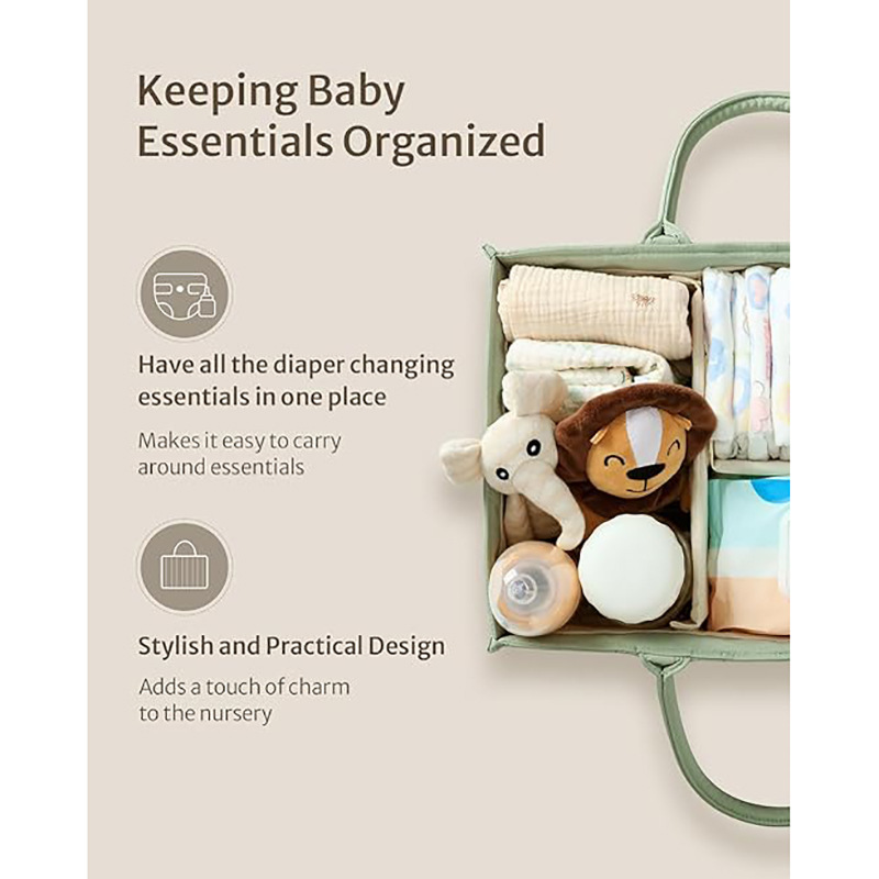 حقائب حفاضات الأطفال من PANGDU - مراجعة Baby Nursery Basket وسعره
