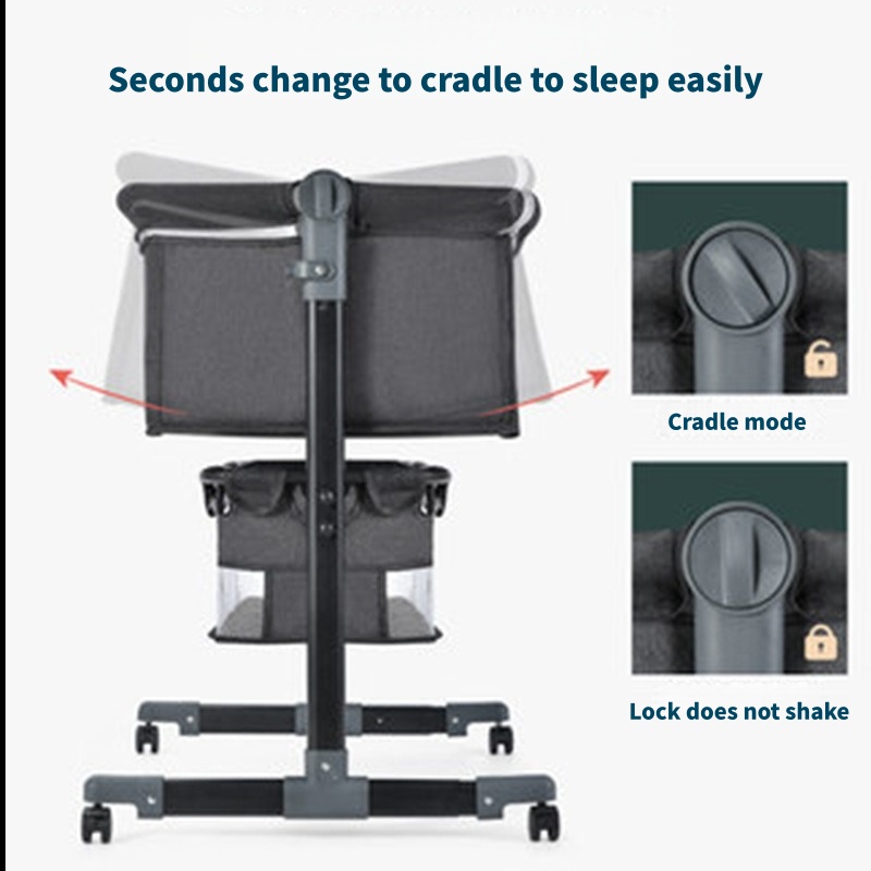 سرير أطفال متنقل للسفر، سرير ج - مراجعة Bassinet Bedside Sleeper وسعره