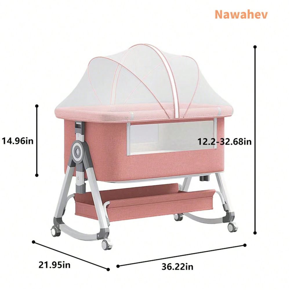سرير أطفال 4 في 1 قابل للتعديل - مراجعة Bassinet Bedside Sleeper وسعره