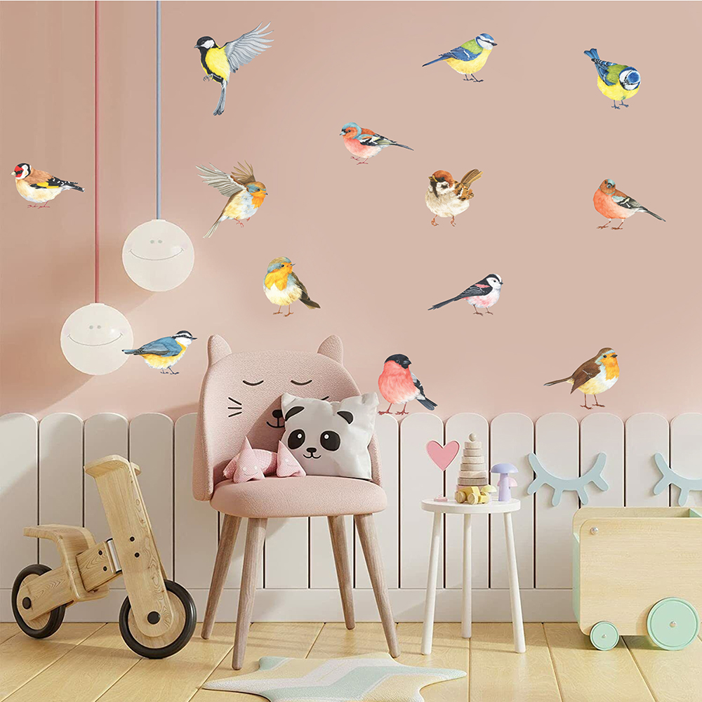 13 قطعة من ملصقات الحائط للطيو - مراجعة Baby Nursery Labels وسعره