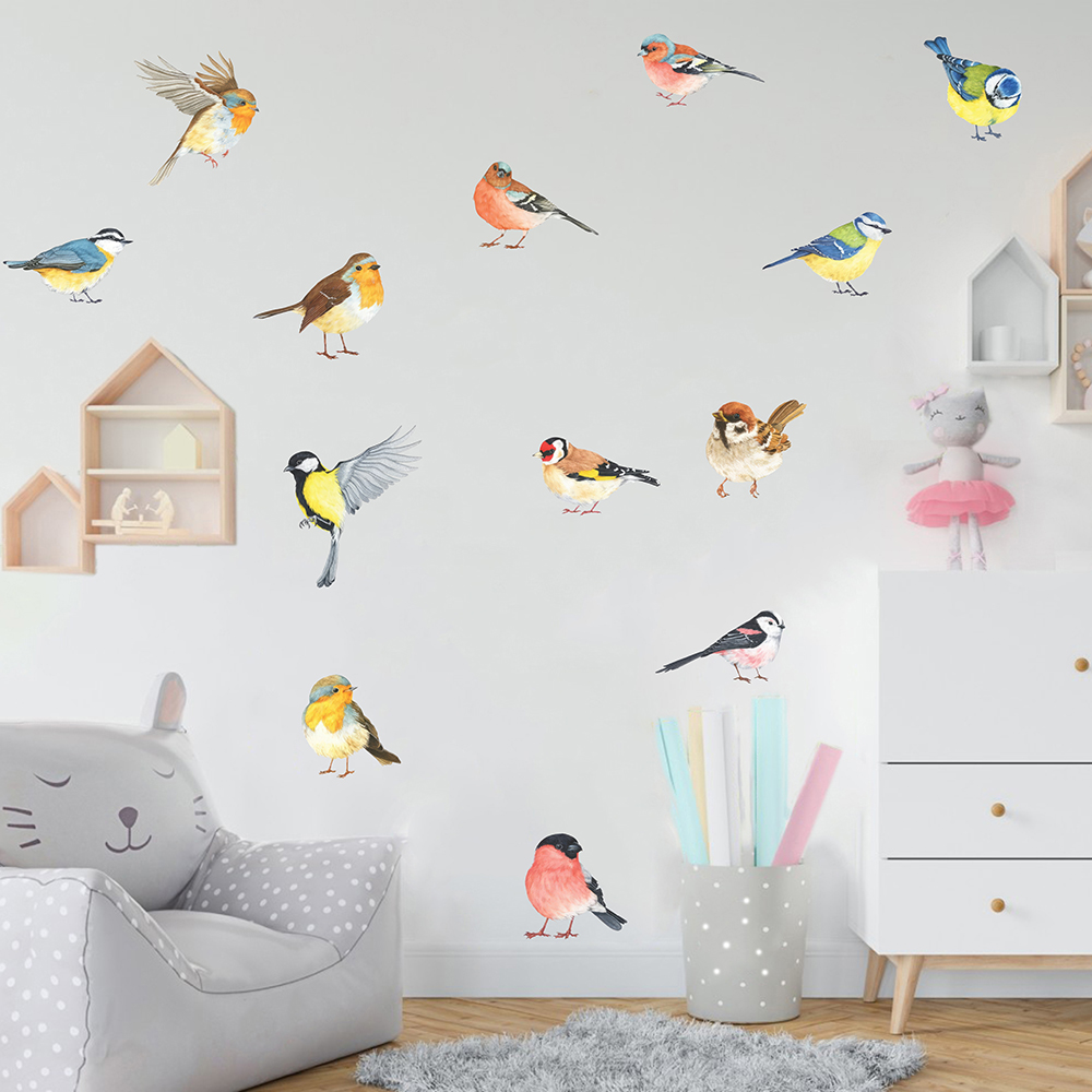 13 قطعة من ملصقات الحائط للطيو - مراجعة Baby Nursery Labels وسعره