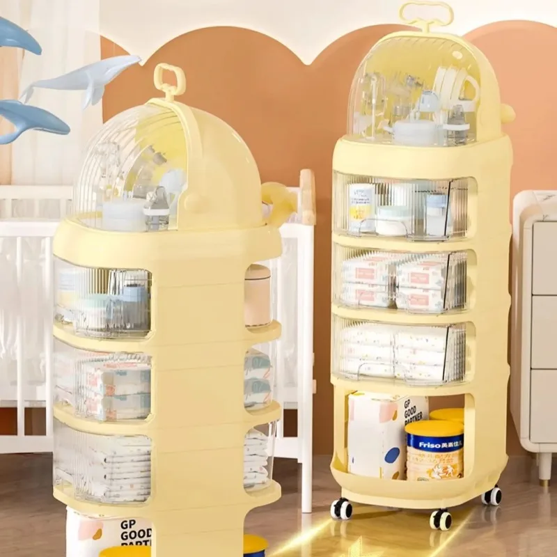 عربة تنظيم للأطفال بثلاثة طبقا - مراجعة Baby Nursery Organizer وسعره