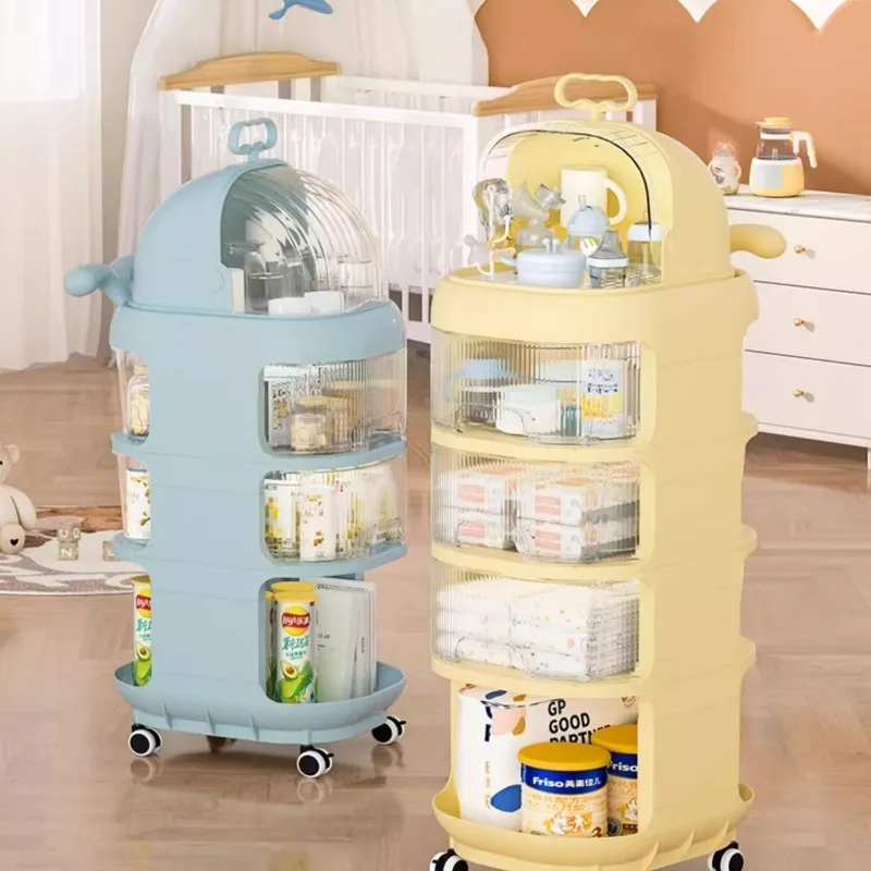 عربة تنظيم للأطفال بثلاثة طبقا - مراجعة Baby Nursery Organizer وسعره