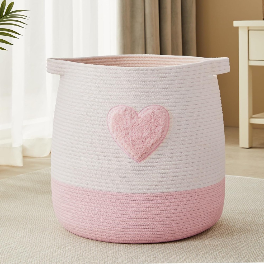 سلة الغسيل الوردية للأطفال الب - مراجعة Baby Nursery Basket وسعره