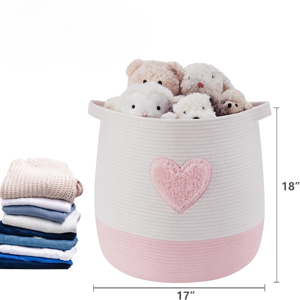 سلة الغسيل الوردية للأطفال الب - مراجعة Baby Nursery Basket وسعره