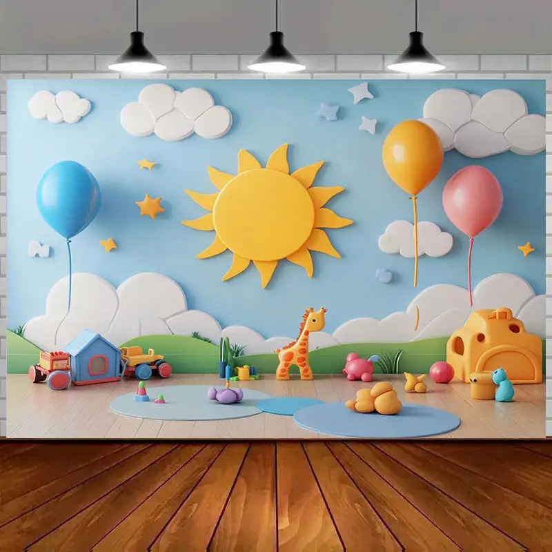 ملصق جداري كبير بتصميم كرتوني  - مراجعة Baby Nursery Murals وسعره