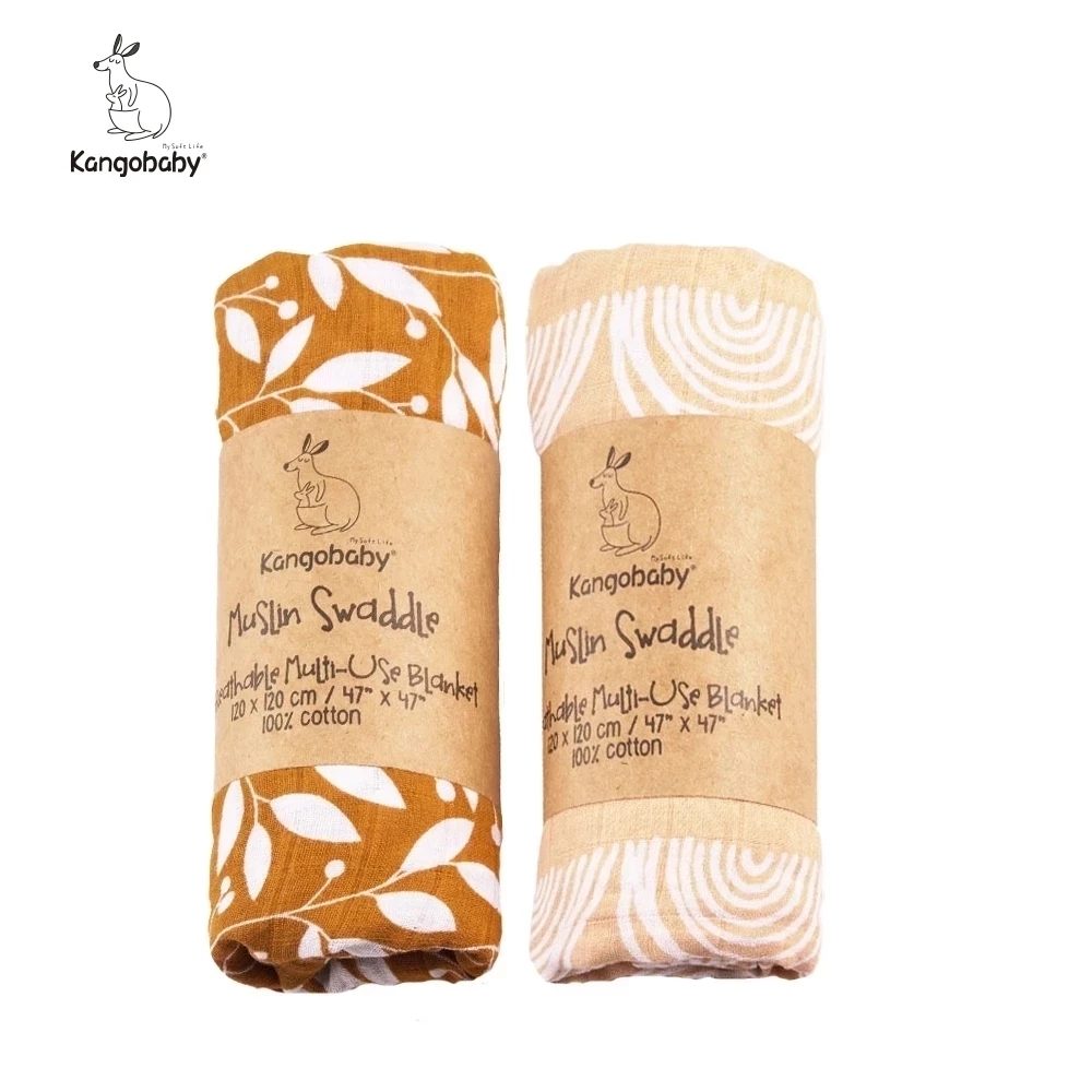 كانجوبيبي # حياتي الناعمة #    - مراجعة Swaddle Blanket Muslin وسعره
