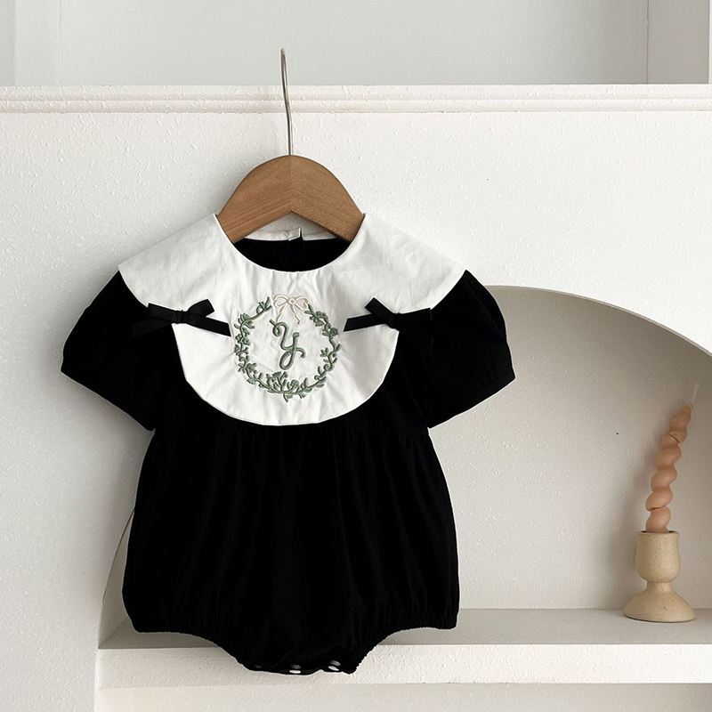 جديد طفل الفتيات ملابس الصيف ا - مراجعة Baby Nursery Embroidery وسعره