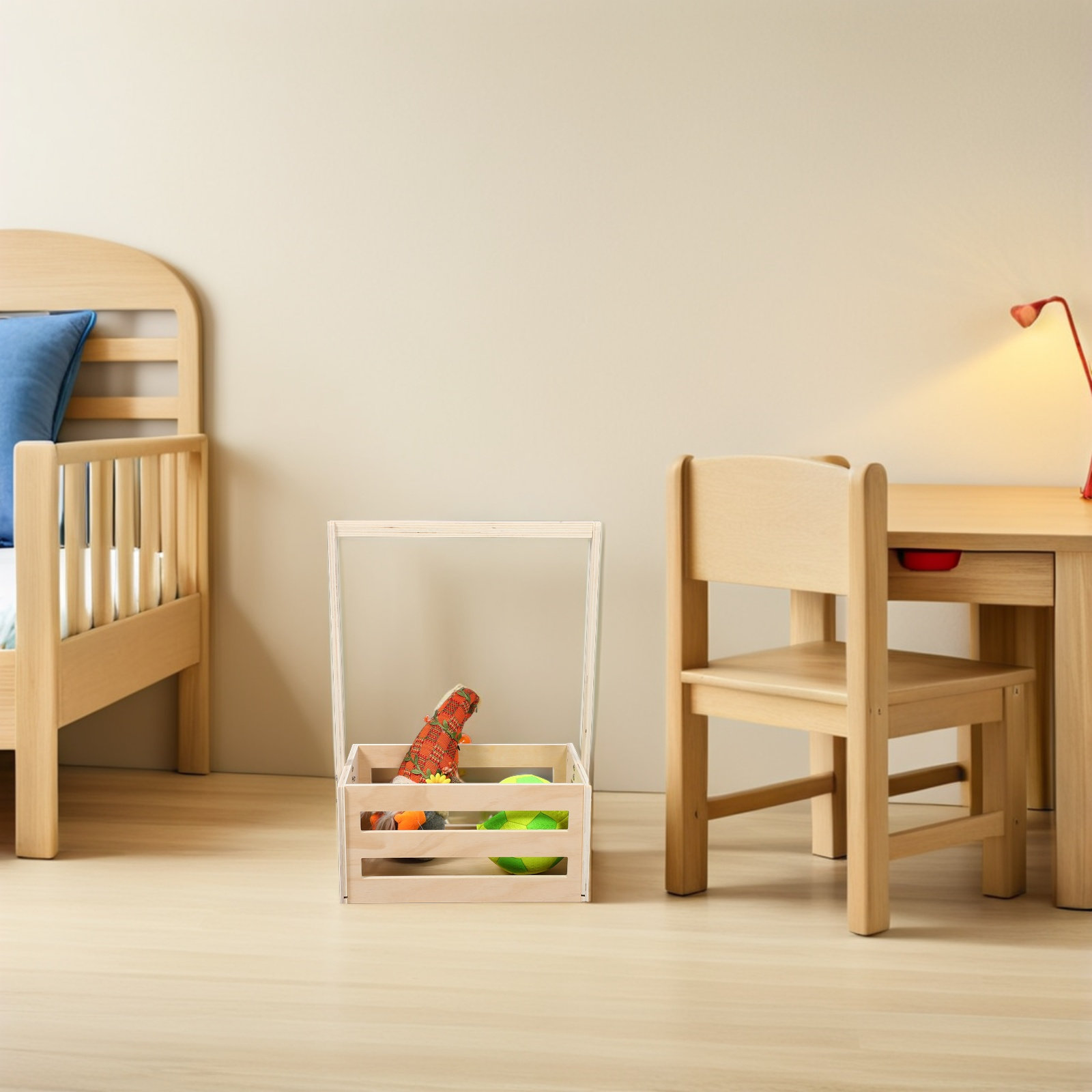 صندوق تخزين خشبي عتيق لحفلات ا - مراجعة Baby Nursery Organizer وسعره