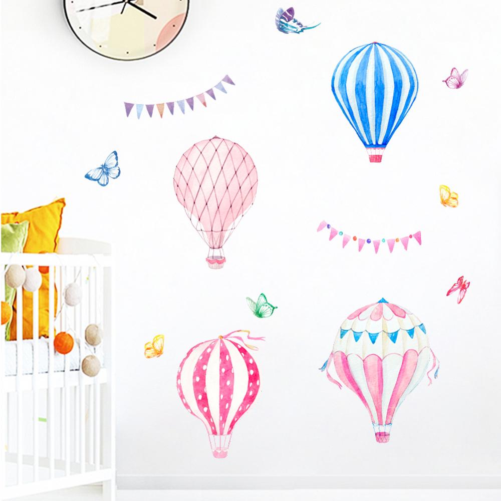ملصق جداري على شكل منطاد هوائي - مراجعة Baby Nursery Murals وسعره